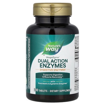 Nature's Way, MegaZyme®，雙效酶，200 片