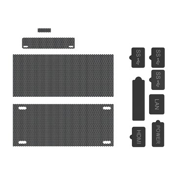 DOBE XBOX Series S 防塵塞 副廠  適用於Xbox Series S主機，減少灰塵進入，黑色  1組  單一顏色