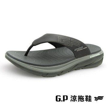 G.P(男)G-Tech 2.0輕量緩震機能夾腳拖鞋 男鞋-綠色