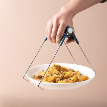 廚房防燙夾夾盤子夾碗夾 家用神器蒸夾取盤器 防滑蒸鍋提碗器日用