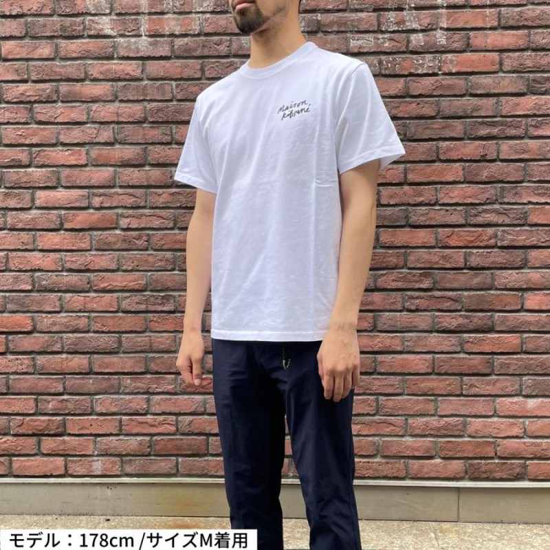 メゾンキツネ MAISON KITSUNE Tシャツ ホワイト メンズ IM00130KJ0035