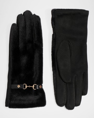 Cathy Faux Fur Gloves