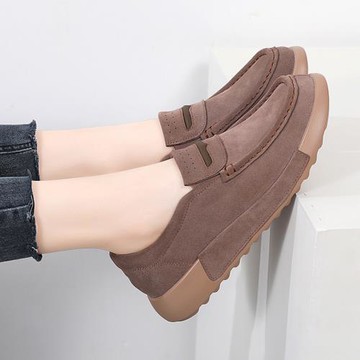 【LN】★淺口坡跟厚底休閒女鞋(女鞋/舒適/好走)