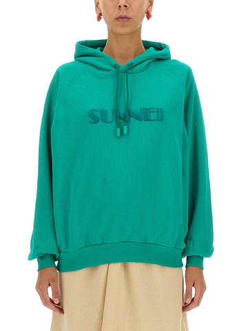 sunnei sweatshirt with logo