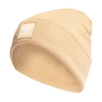 Adidas AC CUFF KNIT 奶茶色 運動 保暖 三葉草 毛帽 HT1135
