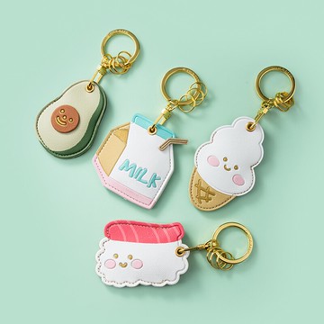 可愛門禁卡保護套鑰匙扣掛件創意男女小區可感應IC電梯迷你公交卡