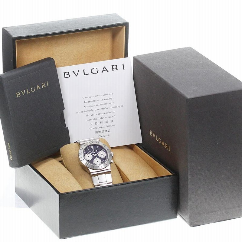 ブルガリ BVLGARI CH35S ディアゴノ スポーツ クロノグラフ 自動巻き