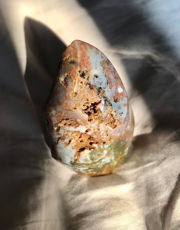 晶洞 多色 苔蘚瑪瑙 水草瑪瑙 水晶柱 擺設 水晶雕刻件