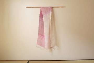 牆壁藝術木蘭掛毯家居裝飾亞麻棉披肩（大）30 [定制]
