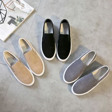 新款樂福鞋一腳蹬女鞋真皮2025春秋百搭韓版平底單鞋休閑懶人鞋潮