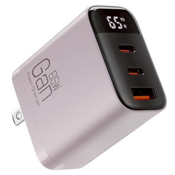 CYKE 65W氮化鎵充電器 CYKE-K39  粉色  1個