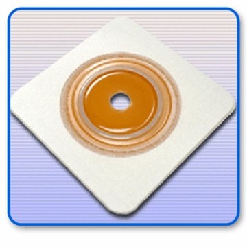 Ostomy Barrier Securi-T Trim to Fit, Extended Wear Tape Collar 1-3/4 Inch Flange Up to 1-1/4 Inch 4 White 5 Count by Genairex