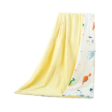 Muslin Tree - 嬰兒泡泡蓋毯 紗布毯 全棉抱被-恐龍樂園-70*120cm