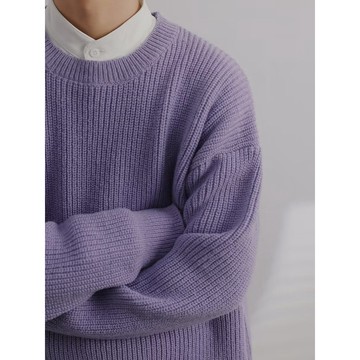 【COMOON】秋冬加厚毛衣男 韓版潮流寬鬆百搭針織衫 ins慵懶風毛衣 情侶毛衣 針織衫男 男生上衣 毛衣男