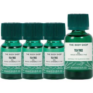 【THE BODY SHOP】茶樹精油組(茶樹精油10ML*3+20ML*1(新包裝))