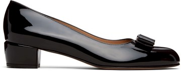 Ferragamo 黑色 Fara 中跟鞋