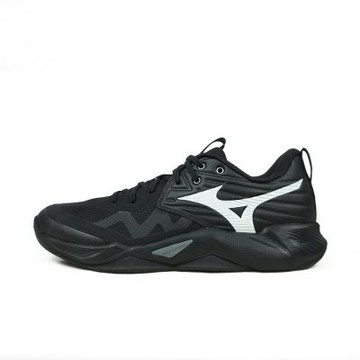Mizuno 美津濃 Wave Momentum Pro [V1GA254082] 男 排球鞋 羽球鞋 包覆 回彈 黑