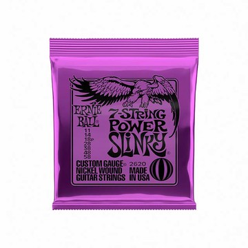 ERNIE BALL 2620 Power Slinky 七弦電吉他套弦 11-58 兩套出貨款