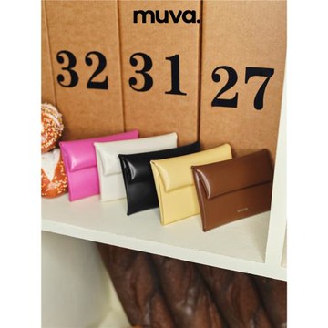 MUVA新款女士真皮小卡包可愛輕便迷你原創7.7新品