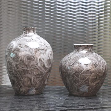 新中式陶瓷花瓶擺件客廳玄關插花輕奢北歐創意簡約花器裝飾品