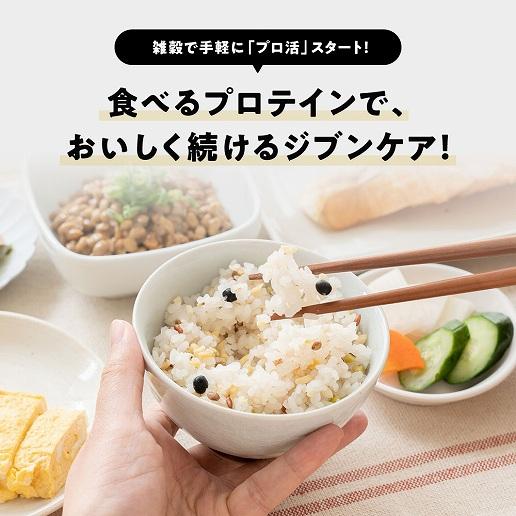 国産雑穀 PROTEIN雑穀 800g(400g×2) プロテイン雑穀 無添加 送料無料 10種の国産雑穀 もち麦 豆 植物性プロテイン タンパク質 たんぱく質 食物繊維