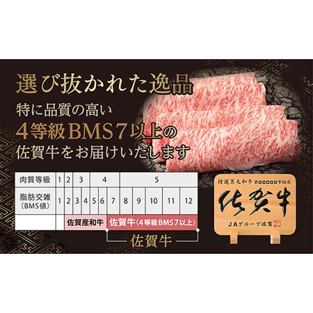 ふるさと納税 佐賀牛しゃぶしゃぶすき焼き用４３０ｇ（ｂ−２３２） 佐賀県多久市