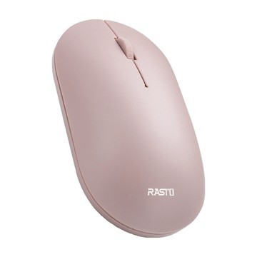 RASTO 美學超靜音無線滑鼠  RM14  粉色  1個