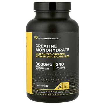 Primaforce, 一水肌酸，3000 毫克，240 粒膠囊（每粒膠囊 750 毫克）