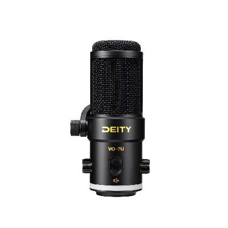 Deity VO-7U Boom Arm Kit USB Dynamic Podcast Microphone with RGB Lights for Game Podcast Stream (Black)