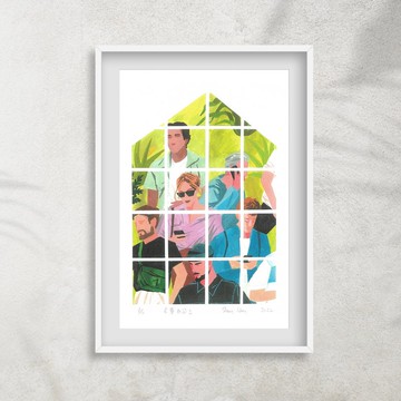 【窗外2】複印畫|Art print