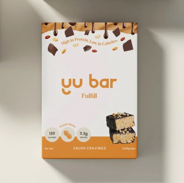 [Yu Bar] YU Fulfill Bar 花生機能蛋白棒 - 花生 (39g/條) 5入/盒-1入組