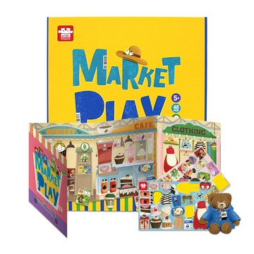 韓國 Ariati - 磁性遊戲書-超級市場