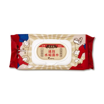【KESPOL 克司博】速效水垢濕巾 60抽/包 *6入