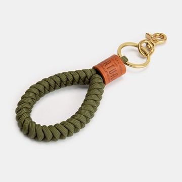GOURTURE - 傘繩編織鑰匙圈【軍綠】