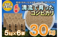 多可町加美区の清流で育ったコシヒカリ５kg×６袋[831]