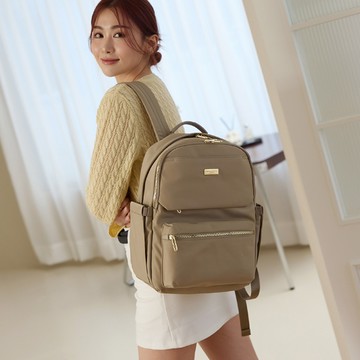 【金安德森】Heloise 多功能後背包-卡其色