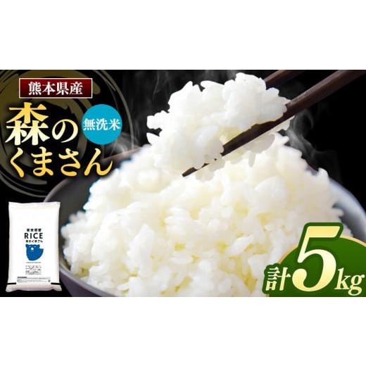 ふるさと納税 熊本県 和水町 熊本県産 森のくまさん 無洗米 5kg