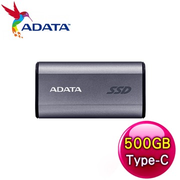 ADATA 威剛 SC750 500G Type-C 外接SSD《鈦灰 》