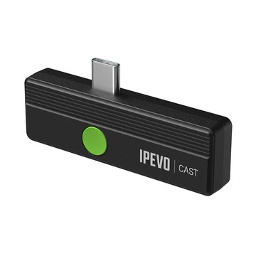 愛比科技【IPEVO】CAST 全系統無線投屏 1080P高畫質/會議/教學/追劇/影音同步