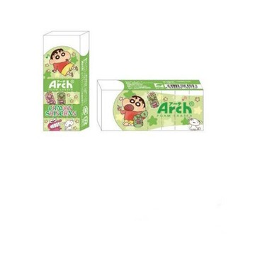 【震撼精品百貨】蠟筆小新_Crayon Shin-chan~蠟筆小新 Arch不易斷橡皮擦 擦布-綠餅乾*16915