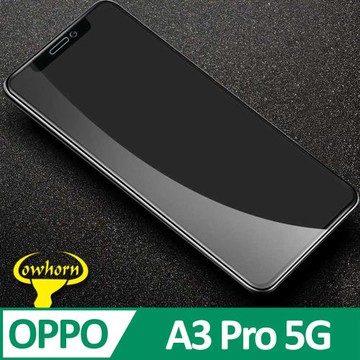 OPPO A3 Pro 5G 2.5D曲面滿版 9H防爆鋼化玻璃保護貼 黑色