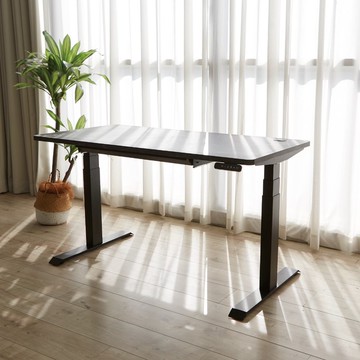 抗噪雙馬達三節式電動升降桌-180CM