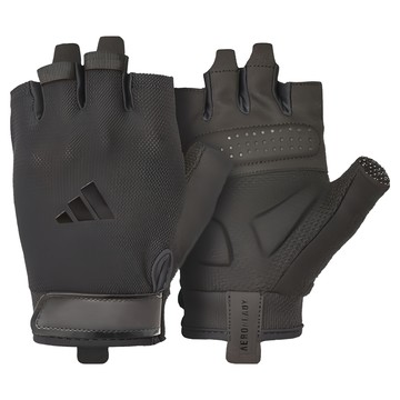 adidas 愛迪達 基礎透氣訓練手套  XL(15 x 9.5 x 2.5cm)  黑色  1雙