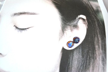 鈦金屬穿孔耳環・16G・鈦耳環・日圓・A