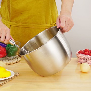 不銹鋼打蛋盆打發奶油盆不銹鋼家用烘焙做蛋糕攪拌加深防濺打蛋盤