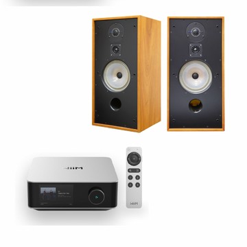 BestVox LS3/6 8吋 三音路 大書架喇叭+ WiiM Amp Ultra串流擴大機