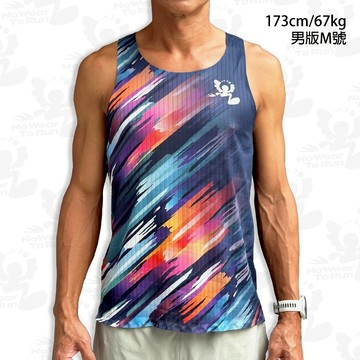 油畫 男女版 F7-3D超輕網眼背心