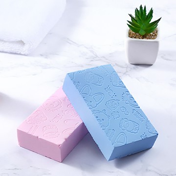 衛浴生活小幫手▲可愛印花親膚柔軟洗澡搓澡除垢神奇按摩海綿|兩色可選