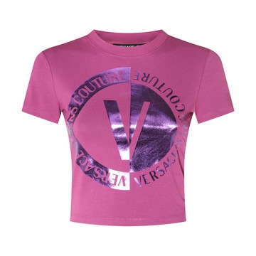 Versace Jeans Couture - Purple Cotton T-shirt