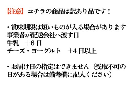 乳製品 訳あり 福袋 ヨーグルト 牛乳 種類おまかせ  訳あり 詰合せ 牧成舎 TR3754